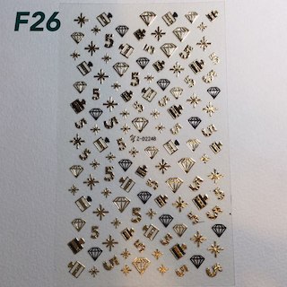 【F26】香水柄ネイルシール