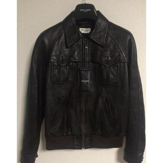 サンローラン(Saint Laurent)の専用！サンローラン 2016AW テディレザーブルゾン 付属品全て有り 新品！(レザージャケット)