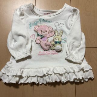 メゾピアノ(mezzo piano)の美品♡メゾピアノ Tシャツ チュニック 70(シャツ/カットソー)