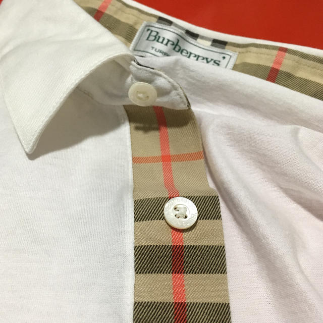 BURBERRY(バーバリー)のバーバリー ポロシャツ Burberry ヴィンテージ ラガーシャツ オールド メンズのトップス(ポロシャツ)の商品写真