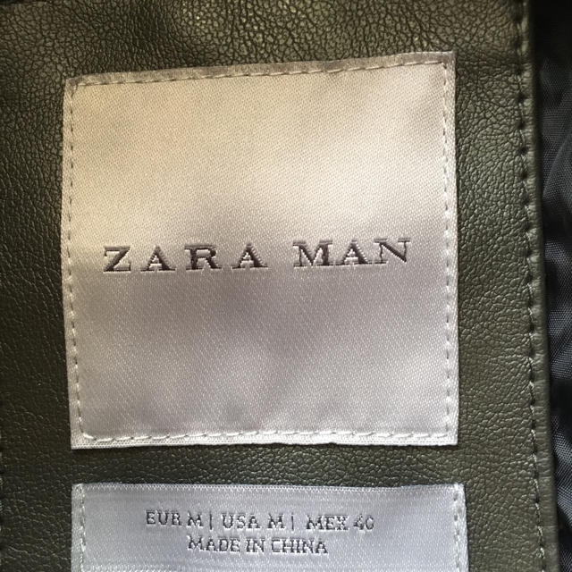 ZARA(ザラ)のZARA レザージャケット メンズのジャケット/アウター(レザージャケット)の商品写真