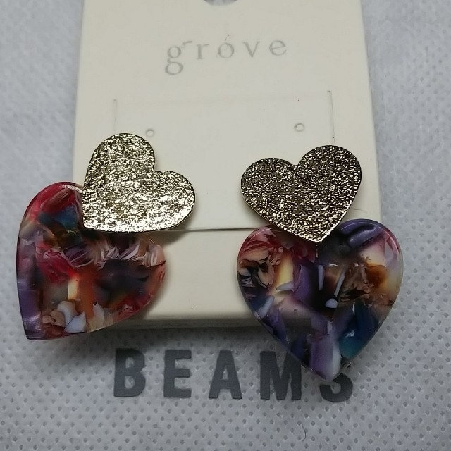 grove(グローブ)のayakanumama様専用／ダブルハートピアス レディースのアクセサリー(ピアス)の商品写真