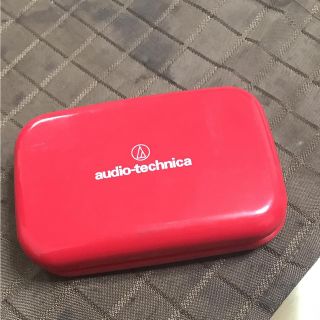 オーディオテクニカ(audio-technica)の【かる様専用】audio-technicaスピーカー 赤(スピーカー)