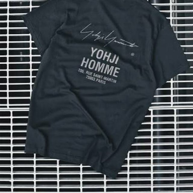 YOHJI YAMAMOTO POUR HOMME 17SSプリントTシャツ