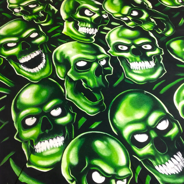 18ss supreme skull pile T シャツ スカル レザー Mの通販 by sag.'s