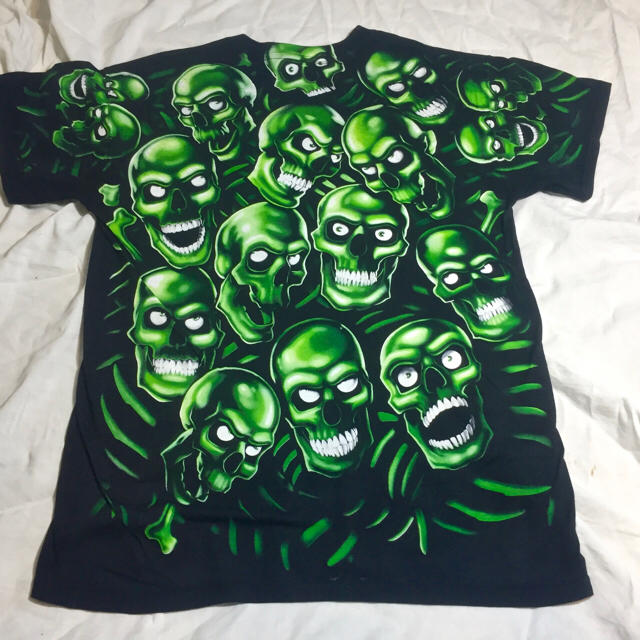 18ss supreme skull pile T シャツ スカル レザー Mの通販 by sag.'s