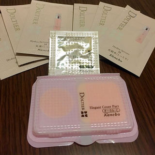 カネボウ(Kanebo)のドルティア  化粧水＆乳液+ファンデーション試供品set(ファンデーション)