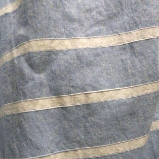 ICHI/ひざ下丈細ボーダースカート  レディースのスカート(ロングスカート)の商品写真