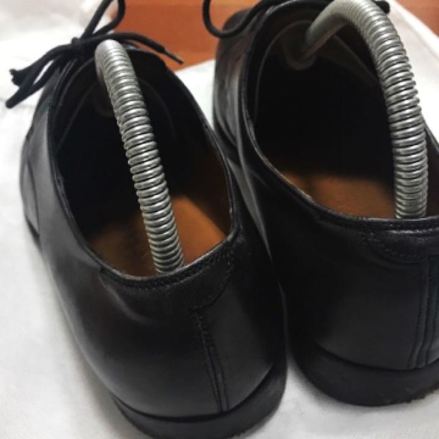 ✨送料無料✨美品✨✨ラルフ カーフ革 キャップトゥ 革靴 黒 24.5cm✨