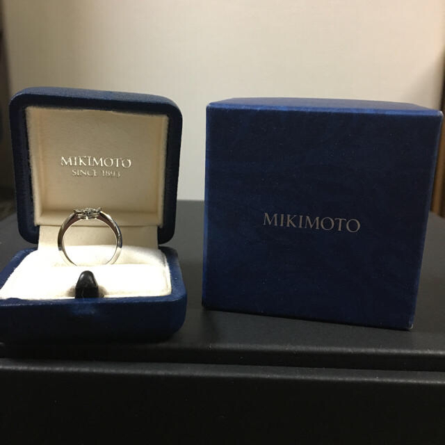 ミキモト　ダイヤモンドリング  k18 WG 0.2ct MIKIMOTO 3