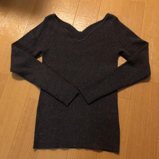 プロポーションボディドレッシング(PROPORTION BODY DRESSING)のハートネック ラメニット(ニット/セーター)