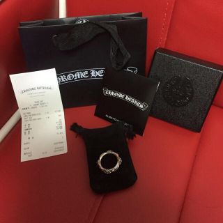 クロムハーツ(Chrome Hearts)のCHROME HEARTS SBT BAND リング クロムハーツ レシート付き(リング(指輪))