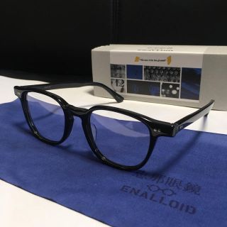 フォーナインズ(999.9)のエナロイド ENALLOID ウェリントン型 メガネフレーム 度なし 恵那眼鏡(サングラス/メガネ)