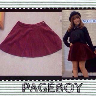 ページボーイ(PAGEBOY)のPAGEBOY＊コーデュロイスカート(ミニスカート)