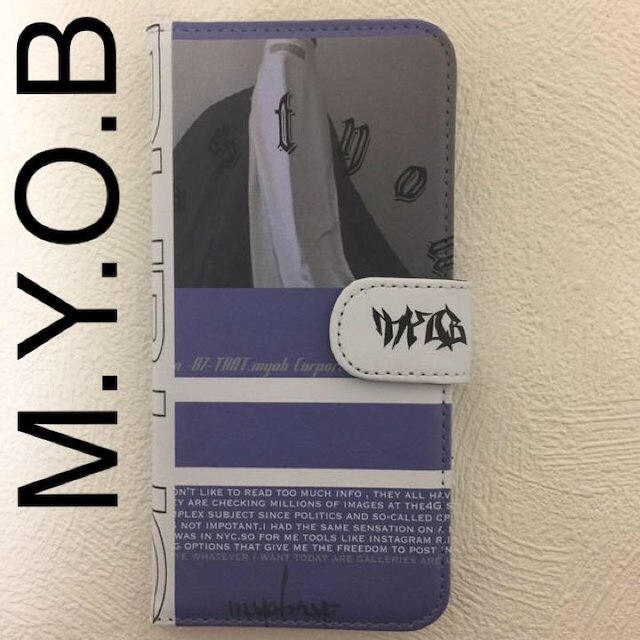 【新品送料込】M.Y.O.B NYC スマホケース スマホ/家電/カメラのスマホアクセサリー(その他)の商品写真