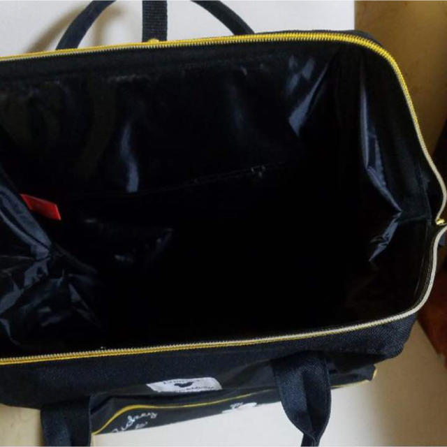 Disney(ディズニー)のミッキー ミニー がま口リュック 黒 ブラック レディースのバッグ(リュック/バックパック)の商品写真