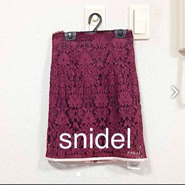 SNIDEL(スナイデル)のYUKI様専用‼️snidel 総レースタイトミニスカート♡ レディースのスカート(ミニスカート)の商品写真