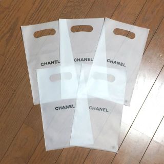 シャネル(CHANEL)の【割引あり】CHANEL クリアバッグ ショップ袋 乳白色 ミルキー 5枚(その他)