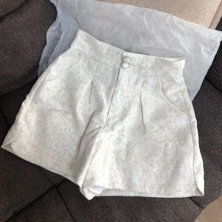 アプワイザーリッシェ(Apuweiser-riche)のジャガードショートパンツ 美品(ショートパンツ)