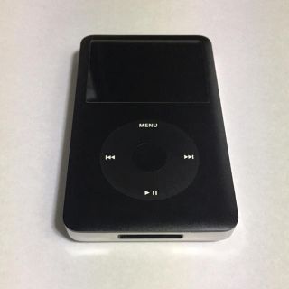 アップル(Apple)の❗️【iPod classic 160GB】 ブラック【充電ケーブル付き】❗️(ポータブルプレーヤー)