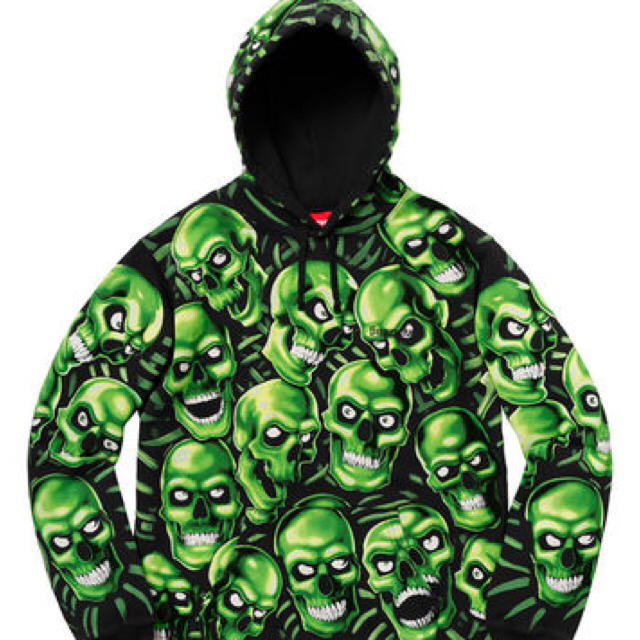 supreme skull pile hooded sweatshirt