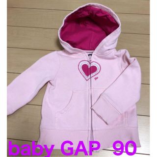 ベビーギャップ(babyGAP)のbaby GAP  ピンクパーカー(ジャケット/上着)