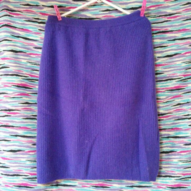 スカート  紫 レディースのスカート(ロングスカート)の商品写真