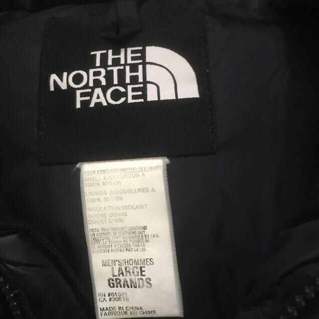 THE NORTH FACE(ザノースフェイス)の美品。ノースフェイスヌプシ。黒。ラージ メンズのジャケット/アウター(ダウンジャケット)の商品写真