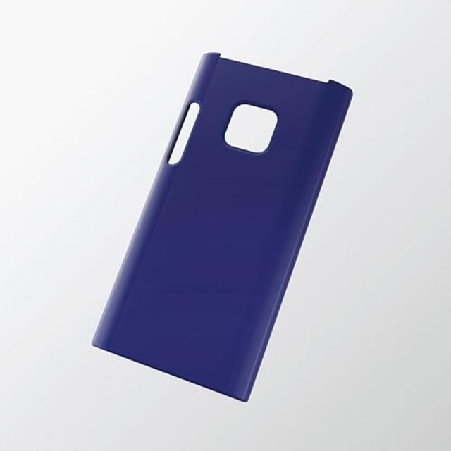 ELECOM(エレコム)のdocomo P-04D/SoftBank 102Pシェルカバー ブルー スマホ/家電/カメラのオーディオ機器(ポータブルプレーヤー)の商品写真