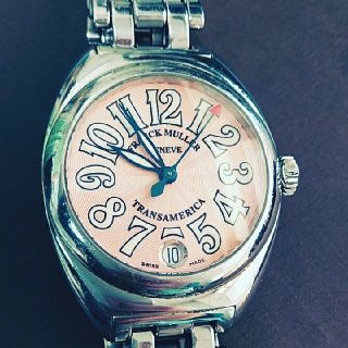 フランクミュラー(FRANCK MULLER)の【financier 様専用】フランクミューラー　トランスアメリカ　ピンク(腕時計)