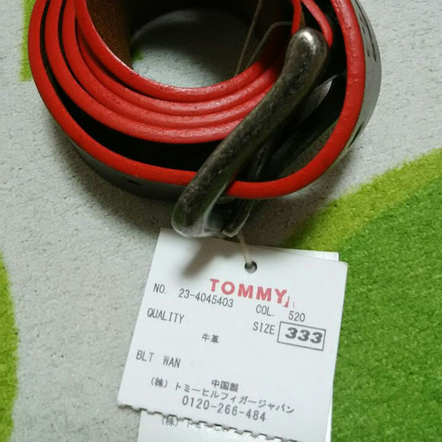 TOMMY(トミー)のMJ様専用☆トミー☆TOMMY☆牛革ベルト レディースのファッション小物(ベルト)の商品写真