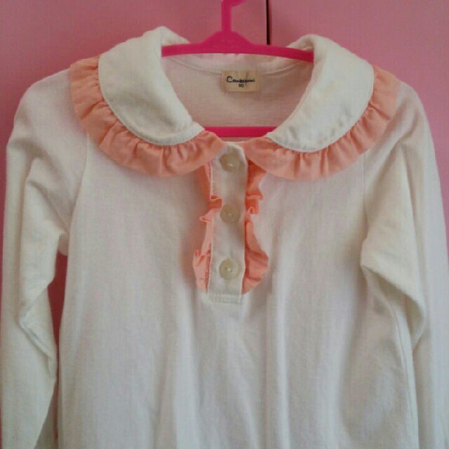 入園式発表会コンビミニ♡フリルシャツ キッズ/ベビー/マタニティのキッズ服女の子用(90cm~)(ドレス/フォーマル)の商品写真