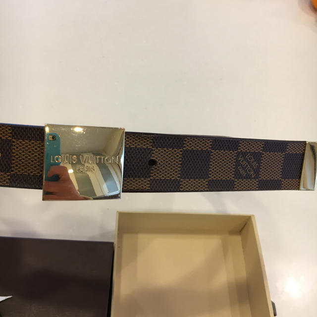 LOUIS VUITTON(ルイヴィトン)のるる様専用  ダミエ ベルト  レディースのファッション小物(ベルト)の商品写真