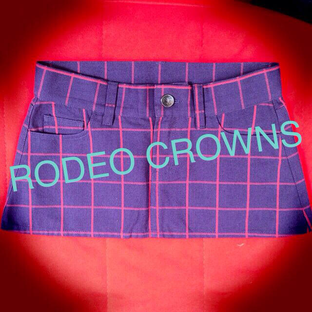 RODEO CROWNS(ロデオクラウンズ)のRODEOCROWNS♡チェックミニSK レディースのスカート(ミニスカート)の商品写真