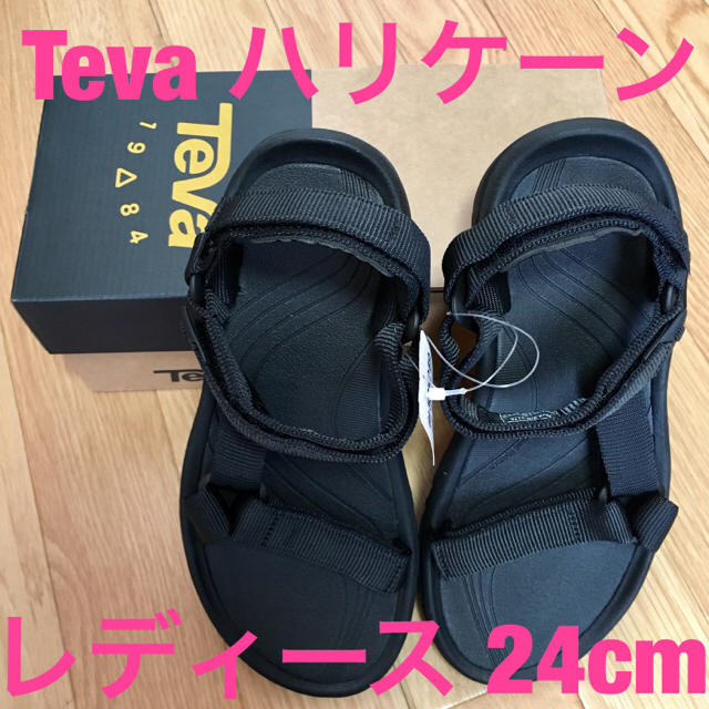 Teva(テバ)のテバ Teva ハリケーン ブラック XLT レディース 24cm レディースの靴/シューズ(サンダル)の商品写真