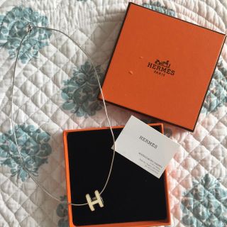 エルメス(Hermes)の☺︎様専用★エルメス ポップアッシュ Hネックレス オフホワイト(ネックレス)