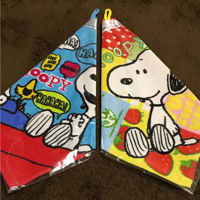 SNOOPY(スヌーピー)のスヌーピー ループタオル② キッズ/ベビー/マタニティのこども用ファッション小物(その他)の商品写真