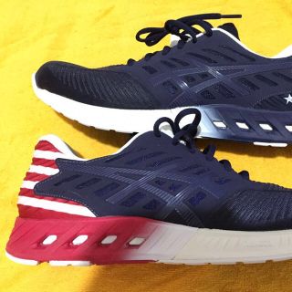 アシックス(asics)のASICS FuzeX 限定モデル(USカラー) 27.5cm 新品(スニーカー)