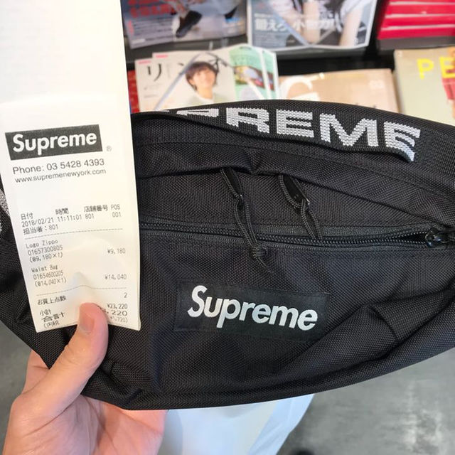 Supreme(シュプリーム)のsupreme シュプリーム ウェストポーチ 渋谷店購入 メンズのバッグ(ボストンバッグ)の商品写真