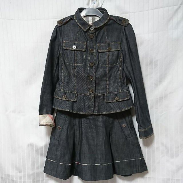 BURBERRY(バーバリー)のバーバリー ロンドン セットアップ 140 キッズ/ベビー/マタニティのキッズ服女の子用(90cm~)(ワンピース)の商品写真