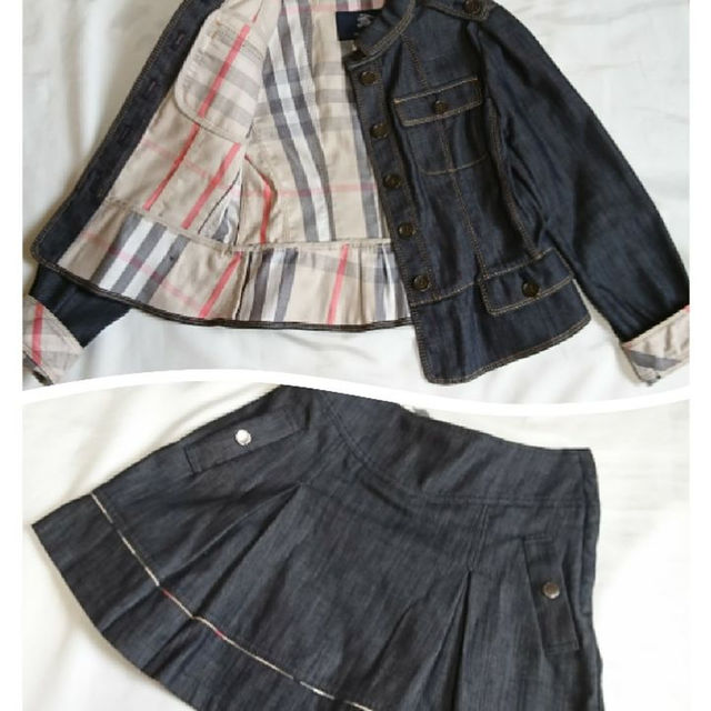 BURBERRY(バーバリー)のバーバリー ロンドン セットアップ 140 キッズ/ベビー/マタニティのキッズ服女の子用(90cm~)(ワンピース)の商品写真