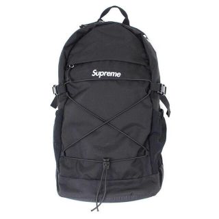 最終出品!!16SS Backpack 黒 ロゴ擦れ有り