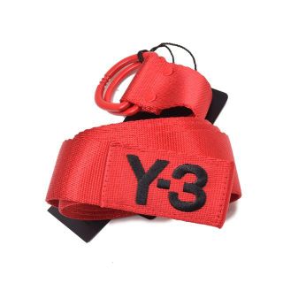 ワイスリー(Y-3)のY-3 ヨウジ ヤマモト レッドベルト CY353　125(L) (ベルト)