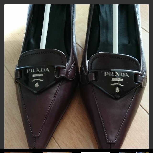 PRADA(プラダ)のy08626101様専用  PRADA パンプス 落ち着いた茶色 レディースの靴/シューズ(ハイヒール/パンプス)の商品写真