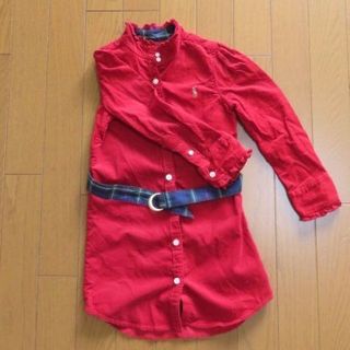 ラルフローレン(Ralph Lauren)のﾗﾙﾌﾛｰﾚﾝ☆4T(96～100cm)☆クリスマス柄のワンピース(ワンピース)