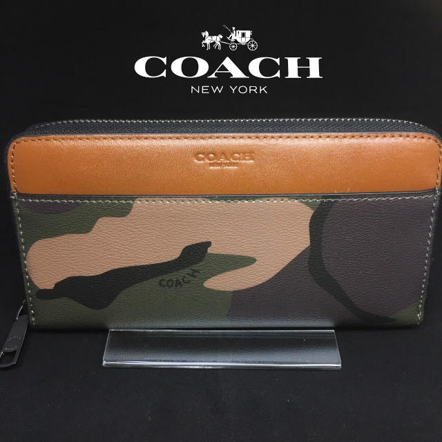 COACH(コーチ)のプレゼント用❣️新品コーチ長財布F75099 カモフラ 迷彩柄 メンズのファッション小物(長財布)の商品写真