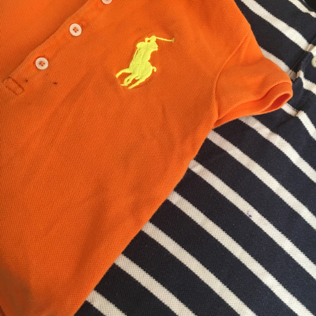 POLO RALPH LAUREN(ポロラルフローレン)の女の子ラルフローレンralphlaurenセット売りワンピペプラムニットカットソ キッズ/ベビー/マタニティのキッズ服女の子用(90cm~)(ワンピース)の商品写真