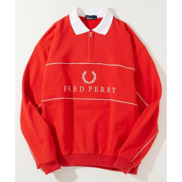 FRED PERRY AMERICAN RAG CIE ハーフジップスウェット 今だけ半額 www