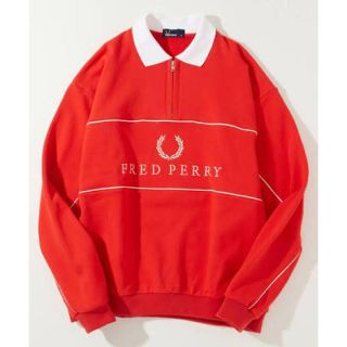 フレッドペリー(FRED PERRY)のFRED PERRY AMERICAN  RAG CIE ハーフジップスウェット(スウェット)