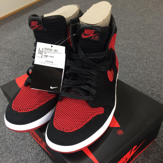 jordan1 flyknit bred ジョーダン1 フライニット ブレッド